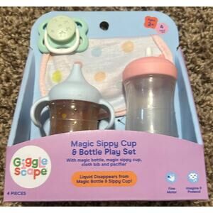 Giggle Scape Magic Sippy Cup & Bottle Play Set (NEW)
